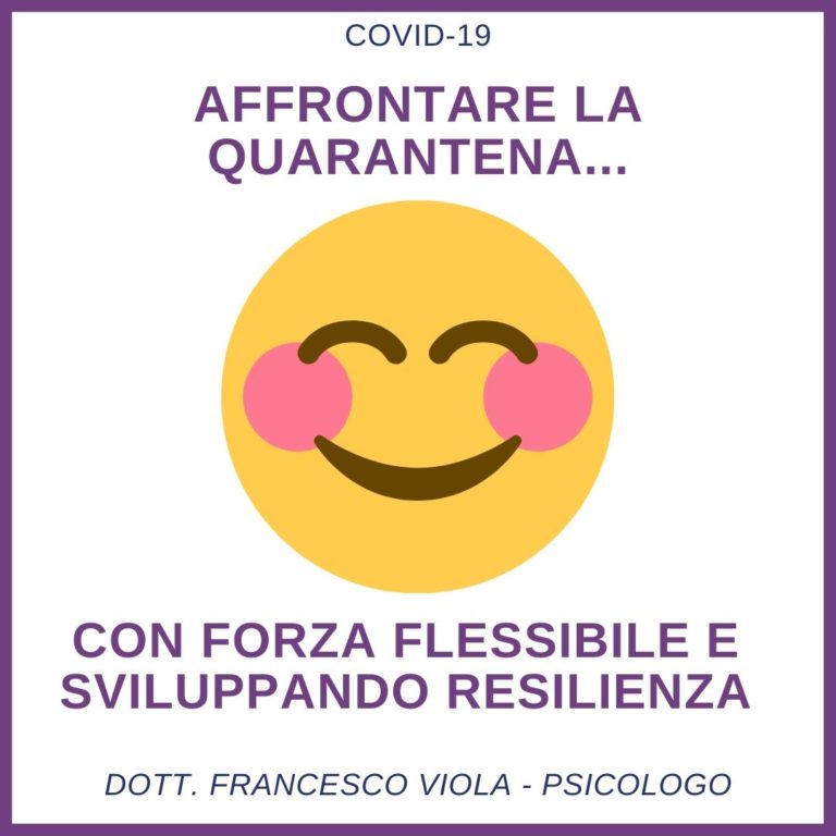 Read more about the article Affrontare la quarantena con forza flessibile